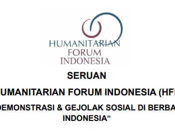 Seruan HFI Menyikapi Demonstrasi & Gejolak Sosial di Berbagai Wilayah Indonesia